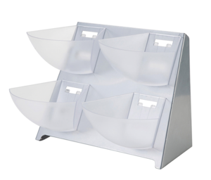 Бар органайзер за пакетчета-4 отделения 39 x 34 x H3 см.