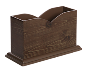 Салфетник в кафяв цвят 13 x 7 x h9 cм.