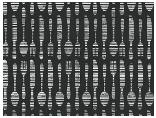 Хартиена подложка за хранене с декор  "GOURMET'' 30 x 40 cм.-ПАКЕТ 250бр