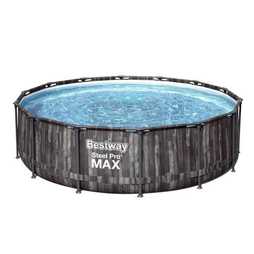 Сглобяем басейн Bestway Steel Pro Max 427x107см дърво