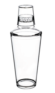 Акрилен шейкър 800 мл. Акрилен шейкър 800 мл.