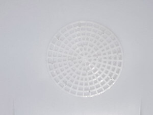 Притискач за бидон ф25 см малък бял