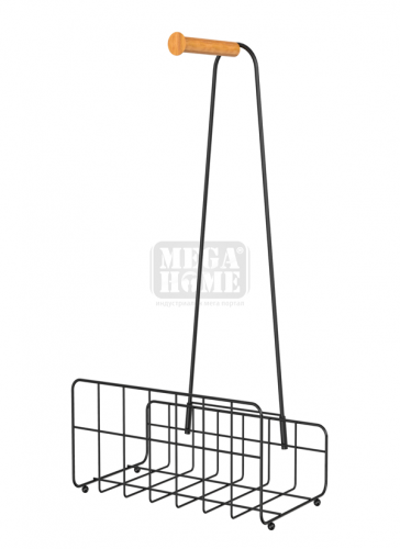 Метална поставка за вестници и списания 32 x 20.5 x 62 cм.