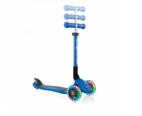 Сгъваема тротинетка със светещи колела Globber Junior