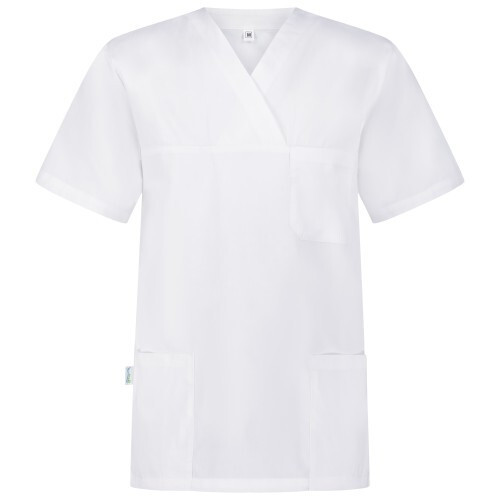 Работна туника унисекс Angel Бяла