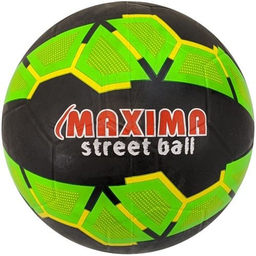 Топка футболна Maxima Street размер 5 гумена черен