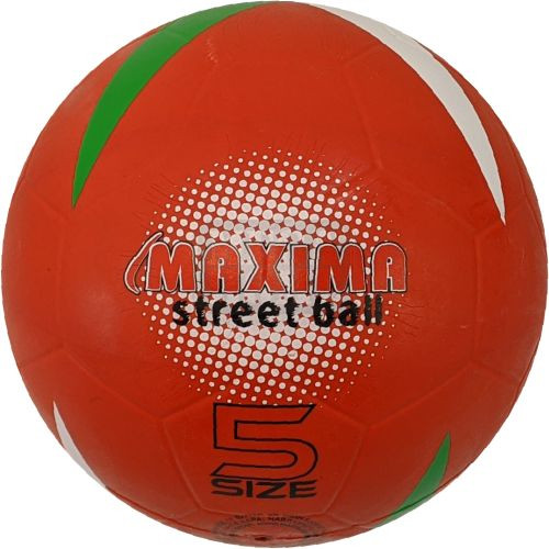 Топка футболна Maxima Street размер 5 гумена червен