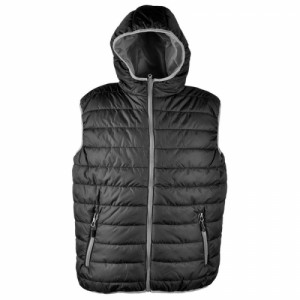 Мъжки ватиран елек Stenso Speedy Hood Черно/Сиво Мъжки ватиран елек Stenso Speedy Hood Черно/Сиво