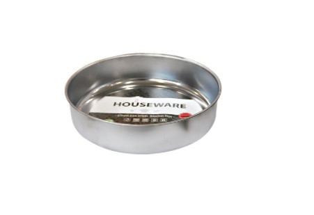 Дълбока хром-никелова тава Houseware 28-36 см