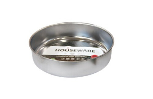 Дълбока хром-никелова тава Houseware 28-36 см
