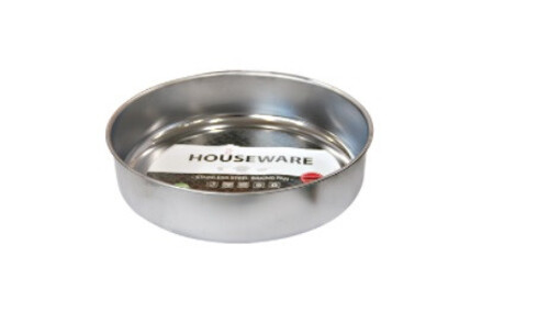 Дълбока хром-никелова тава Houseware 28-36 см