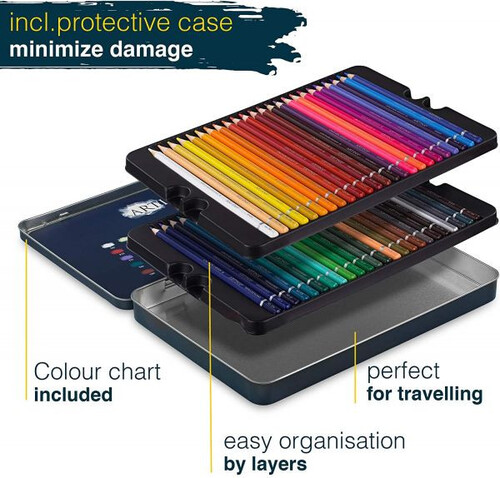 Комплект от 48 броя детски моливи Artina Kids