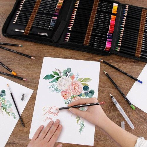 Комплект 72 броя акварелни моливи и скицник А5 Artina Aquarellia