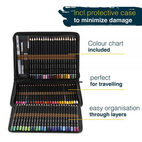 Комплект 72 броя акварелни моливи и скицник А5 Artina Aquarellia