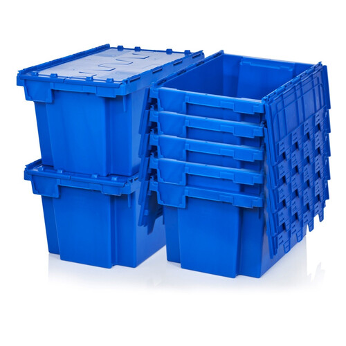 Пластмасово плътно корито с капак SN6431ALC 60х40х30 см.