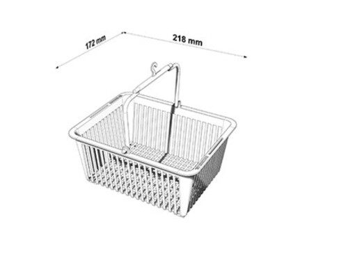 Кошница за щипки Maximolas 17х22х9 см
