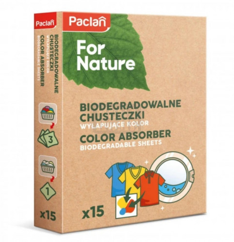 Биоразградими цветоулавящи кърпи Paclan For Nature 15 броя