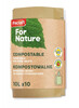 Хартиени пликове за компостиране Paclan For Nature 10 л-megahome.bg