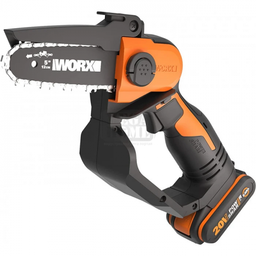 Акумулаторен верижен трион за клони Worx WG324E 20V с батерия