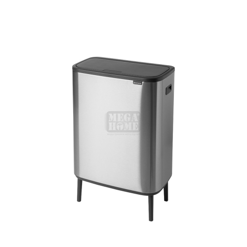 Кош за смет Brabantia Bo Touch Hi 2x30 л Matt Steel Fingerprint