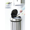 Кош за смет Brabantia Touch Bin 60л Matt Steel Fingerprint Proof-megahome.bg
