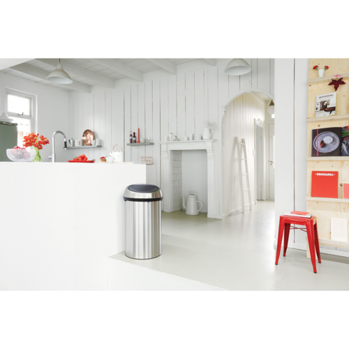 Кош за смет Brabantia Touch Bin 60л Matt Steel Fingerprint Proof