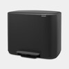 Кош за смет Brabantia Bo Pedal Matt Black 36 л.-megahome.bg