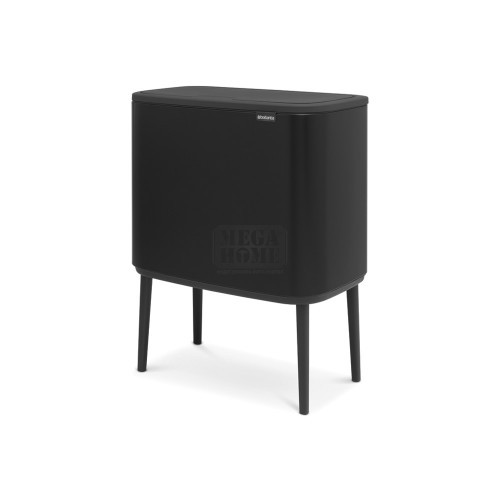 Кош за смет Brabantia Bo Touch Matt Black 3x11 л.