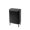 Кош за смет Brabantia Bo Touch Hi Matt Black 60 л.-megahome.bg