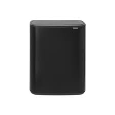 Кош за смет Brabantia Bo Touch Matt Black 60 л.