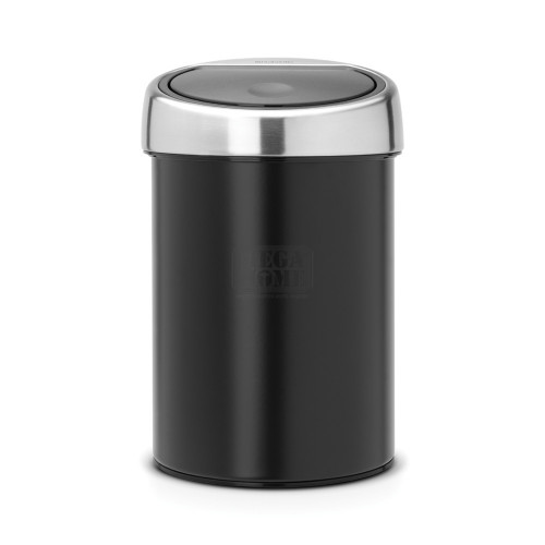 Кош за смет Brabantia Touch Bin Matt Black 3 л.