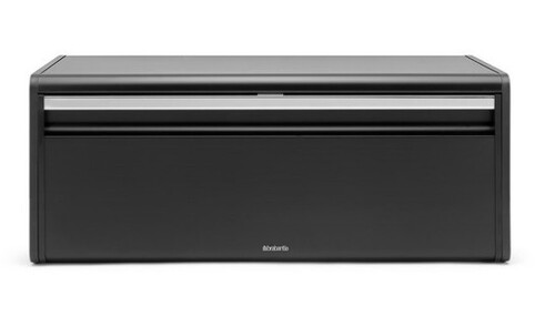 Кутия за хляб Brabantia Fall Front Matt Black 18 литра