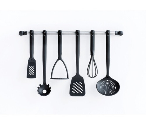 Решетъчна лъжица Brabantia Black Line Non-Stick 11,9х33,3 см
