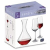 Стъклен комплект от декантер с чаши Crystalex SANDRA 31AA9 40728-megahome.bg