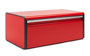 Кутия за хляб Brabantia Fall Front Passion Red 18 литра Кутия за хляб Brabantia Fall Front Passion Red 18 литра