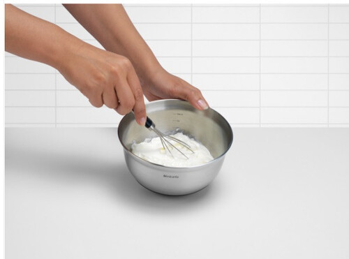 Комплект купи за бъркане Brabantia Matt Steel/Black 3 броя