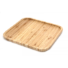 Квадратна дъска за презентация от бамбук HORECANO 20х20х2 см.-megahome.bg