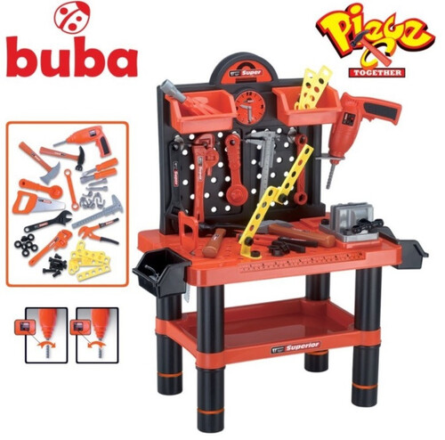 Детски комплект с инструменти Buba Bricolage 58х32х68 см