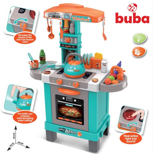 Детска индукционна кухня с чайник Buba 87х64х29 см