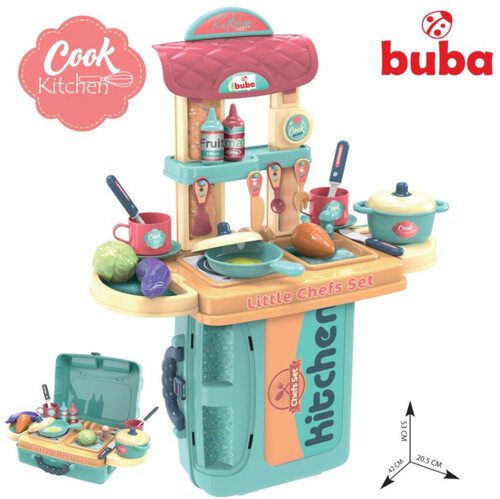 Комплект детска кухня в куфар Buba 42х53х20.5 см