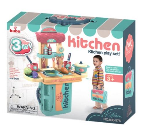 Комплект детска кухня в куфар Buba 42х53х20.5 см