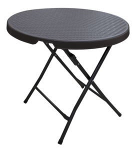 Кръгла сгъваема маса POLYRATTAN 60-80 см. Кръгла сгъваема маса POLYRATTAN 60-80 см.