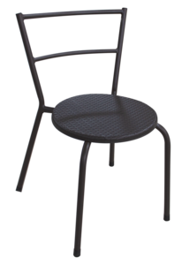 Стол в кафяв цвят POLYRATTAN 53x49.5x76 cм. Стол в кафяв цвят POLYRATTAN 53x49.5x76 cм.