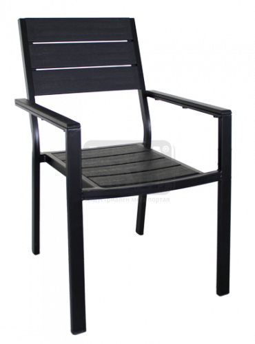 Стол с подлакътник Plastic Wood