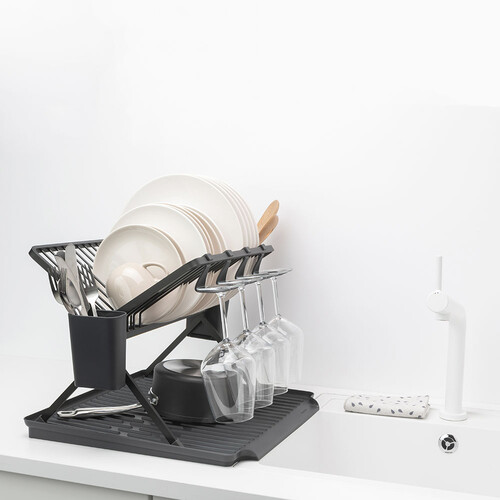 Сгъваем сушилник за съдове Brabantia 51 х 42 х 33 см