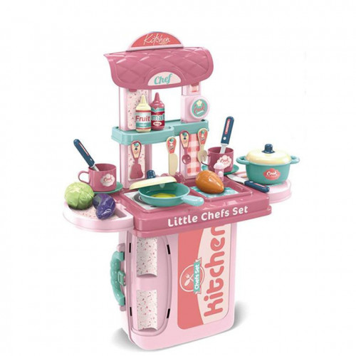 Детска розова кухня Little Chefs Set