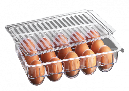 Пластмасова кутия за 15 броя яйца
