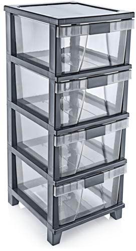 Шкаф за съхранение на 4-ри нива HORECANO 37x44.5xh90 cм.