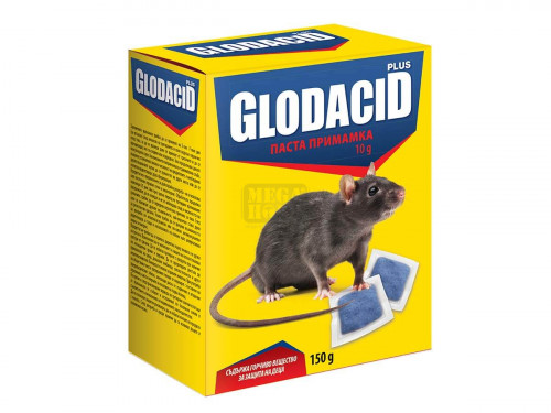 Паста примамка против мишки и плъхове Glodacid Plus 150 гр.