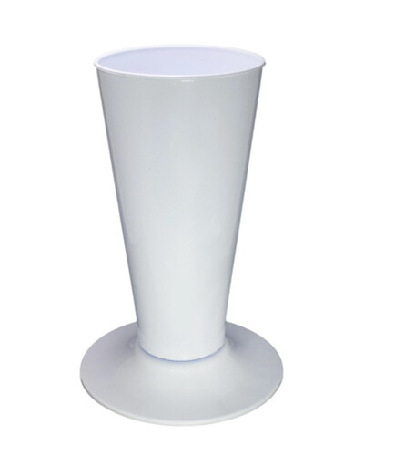 Бяла ваза от две части Serinova Plastik